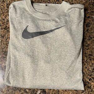Nike Gray Performance Dri-Fit Tee
